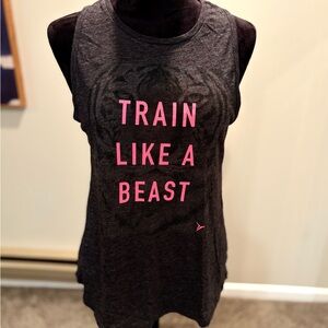 Old Navy Women's Muscle Tee - Charcoal and Pink
